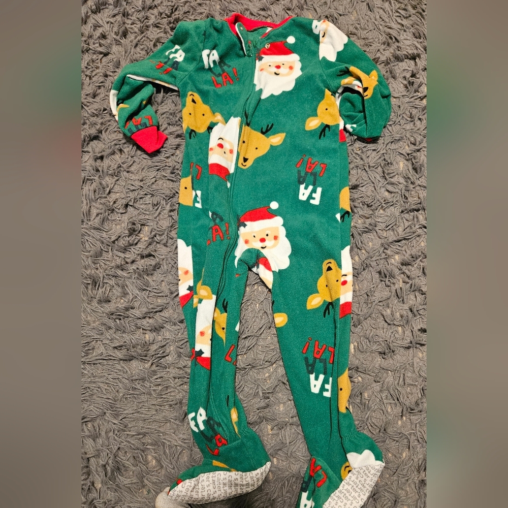 Toddler 1 Piece Fleece Footie Pajamas